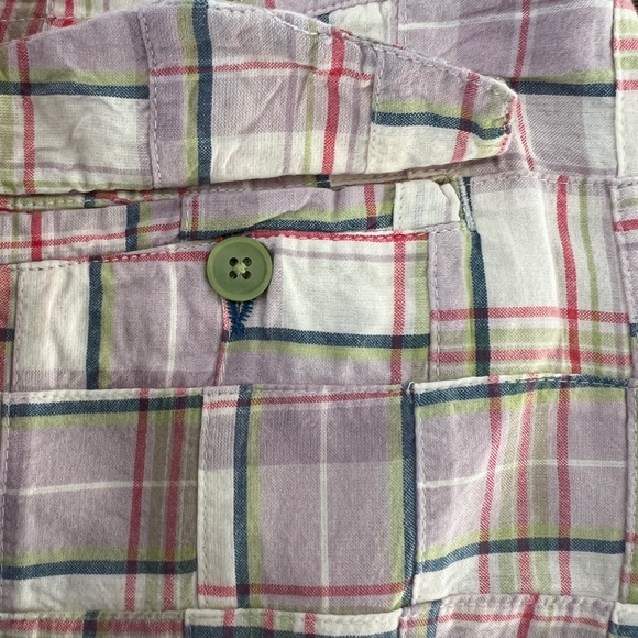 Horny Toad NWT‎ Plaid Patchwork Short Skirt Organic Cotton Size 8 - Picture 7 of 9